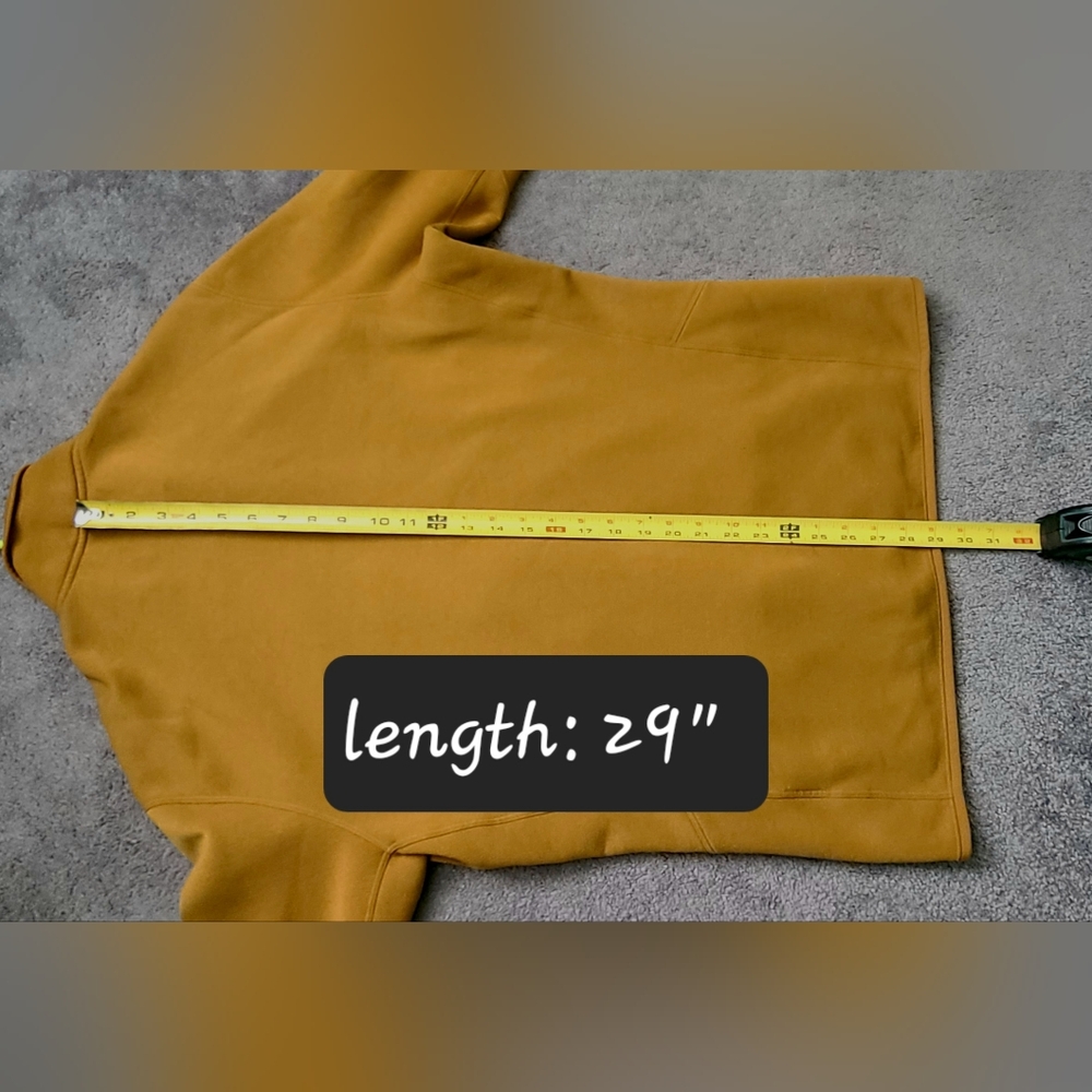 Arc’teryx Kyanite Jacket Men’s Large Full Zip Technical Fleece Gold Mustard - Picture 9 of 9